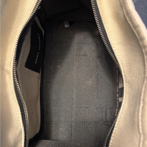 Marc Jacobs Cream and Black Canvas Tote - Picture 5 of 7